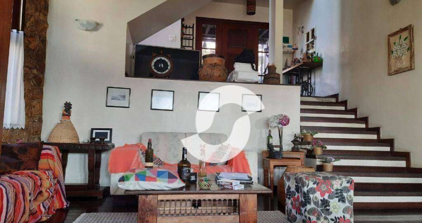 Casa com 5 dormitórios para alugar, 310 m² por R$ 5.707,35/mês - Sape - Niterói/RJ