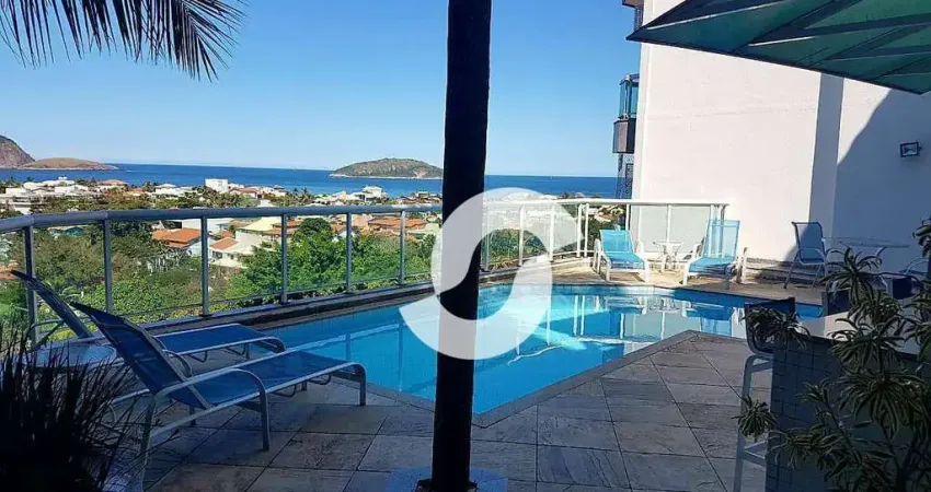Flat com 1 dormitório à venda, 37 m² por R$ 535.000,00 - Camboinhas - Niterói/RJ