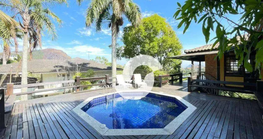 Casa com 3 dormitórios à venda, 209 m² - pendotiba - niterói/rj