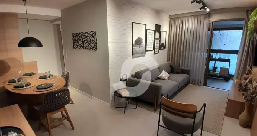 Apartamento NOVO, PRONTO PARA MORAR, com 2 dormitórios à venda, 76 m² por R$ 760.000 - Icaraí - Niterói/RJ