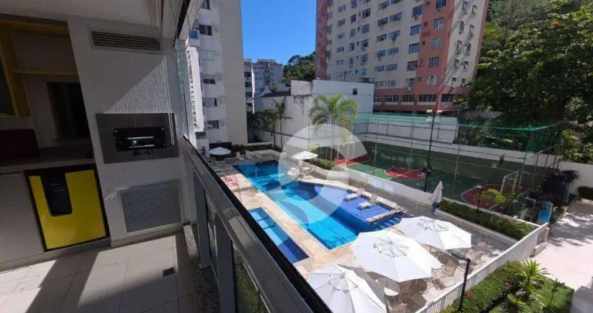 Apartamento com 4 dormitórios à venda, 118 m² por r$ 990.000,00 - santa rosa - niterói/rj