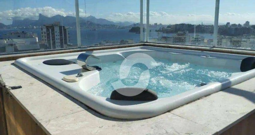 Cobertura com 4 dormitórios à venda, 230 m² por R$ 2.100.000,00 - Icaraí - Niterói/RJ