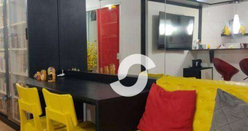 Apartamento com 1 dormitório à venda, 42 m² por R$ 290.000,00 - Centro - Niterói/RJ