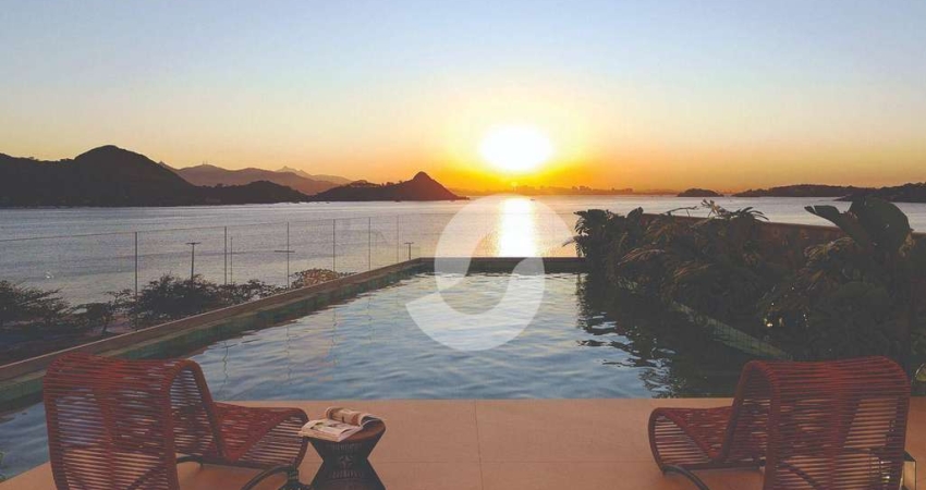 Ótimo Studio com 1 dormitório à venda, 33 m² por R$ 580.000 - Charitas - Niterói/RJ