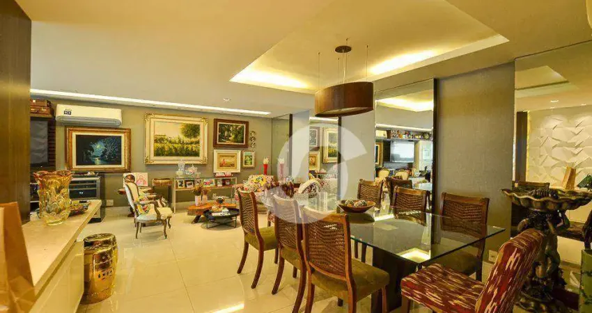 Apartamento com 3 dormitórios à venda, 260 m² por R$ 3.500.000 - Icaraí - Niterói/RJ