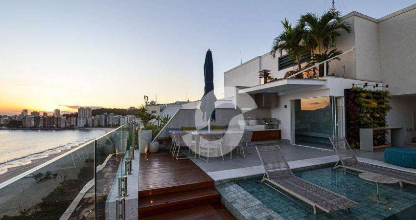 Cobertura com 4 dormitórios à venda, 640 m² por R$ 21.000.000,00 - Icaraí - Niterói/RJ