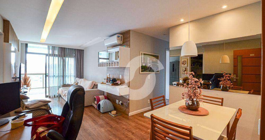 Apartamento com 2 dormitórios à venda, 72 m² por R$ 530.000,00 - Santa Rosa - Niterói/RJ
