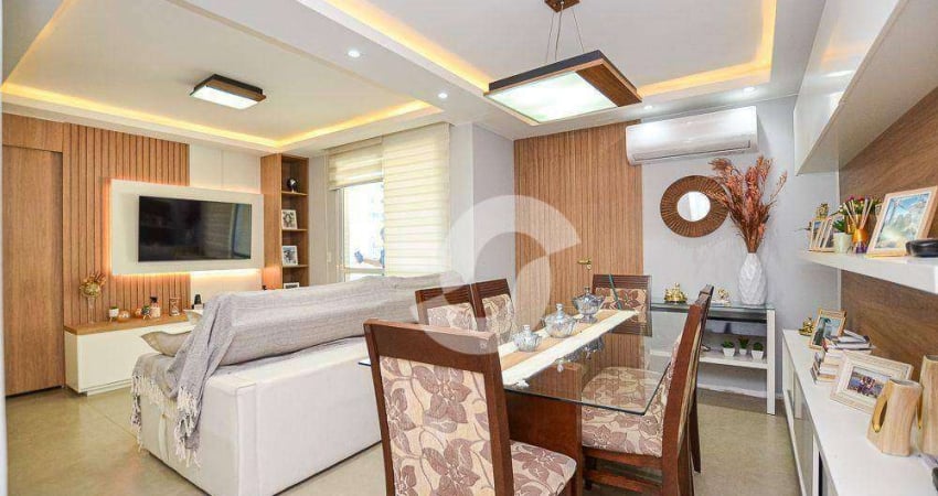 Apartamento com 3 dormitórios à venda, 92 m² por R$ 820.000,00 - Icaraí - Niterói/RJ