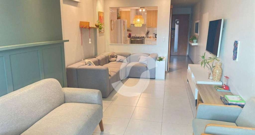Apartamento com 2 dormitórios à venda, 100 m² por R$ 1.100.000,00 - Piratininga - Niterói/RJ