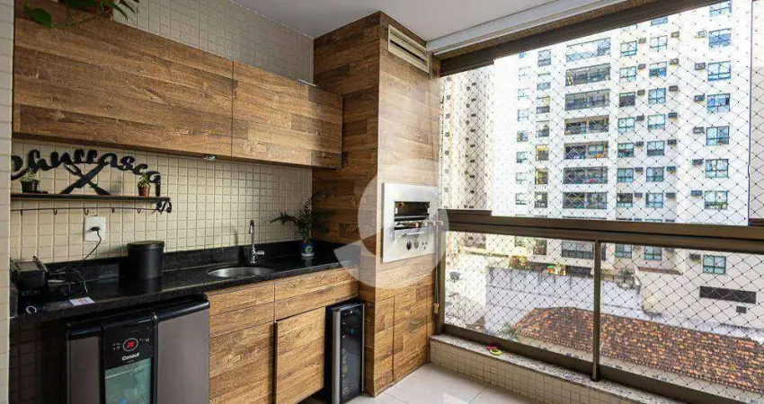 Apartamento com 4 dormitórios à venda, 140 m² por r$ 1.690.000,00 - icaraí - niterói/rj