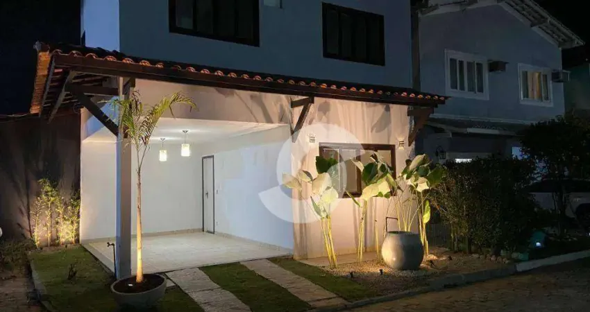 Maravilhosa Casa duplex com 3 dormitórios em condomínio pequeno!  174 m² por R$ 590.000 - Maravista - Niterói/RJ