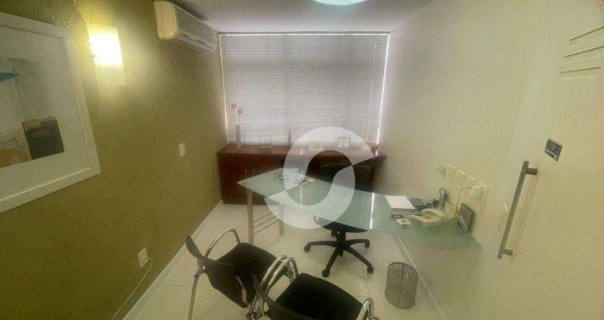 Sala comercial,35 m²,porteira fechada por R$ 470.000 no miolo de Icaraí - Niterói/RJ