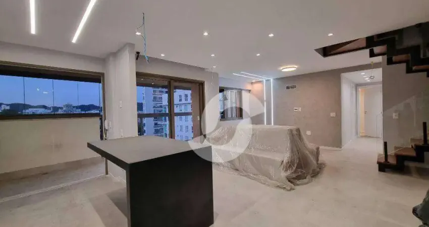 Cobertura com 4 dormitórios à venda, 194 m² por r$ 3.380.000,00 - icaraí - niterói/rj