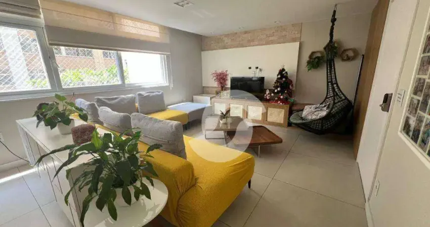 Apartamento com 4 dormitórios à venda, 141 m² por r$ 1.600.000,00 - icaraí - niterói/rj