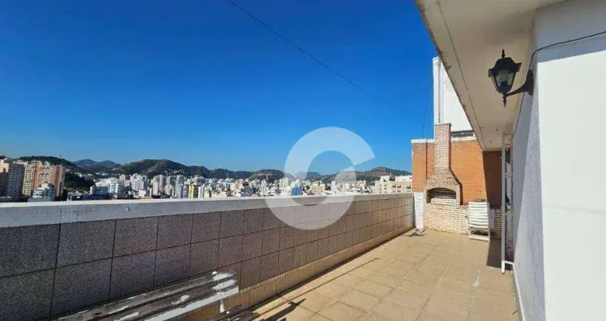 Cobertura com 2 dormitórios à venda, 157 m² por r$ 1.500.000,00 - icaraí - niterói/rj