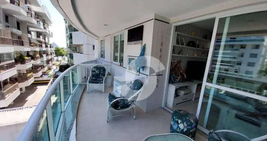 Apartamento com 2 dormitórios à venda, 84 m² por R$ 1.000.000,00 - Charitas - Niterói/RJ