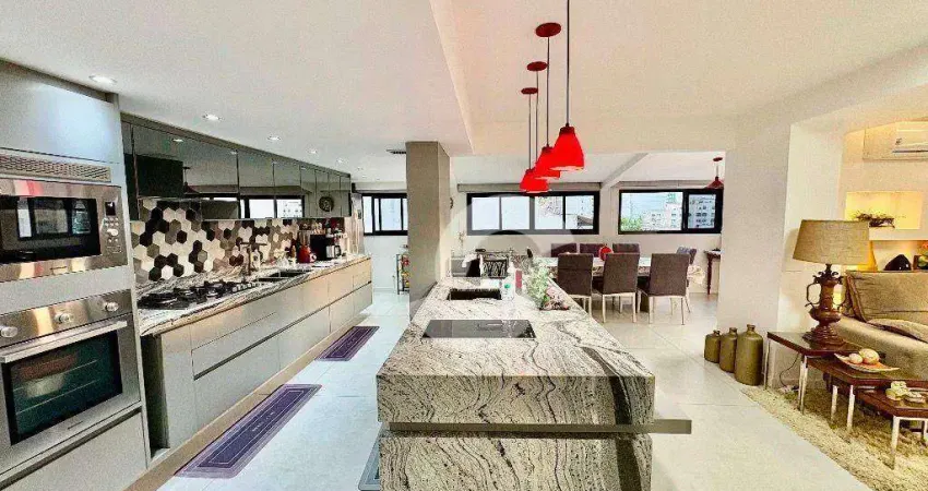 Miolo de Icaraí - Cobertura linear com 4 dormitórios à venda, 270 m² por R$ 3.600.000 - Icaraí - Niterói/RJ