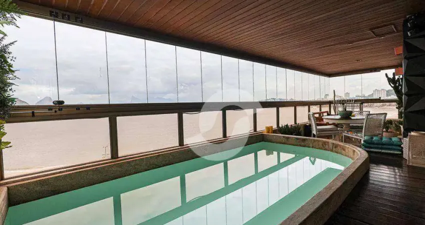 Apartamento com 4 dormitórios à venda, 400 m² por r$ 4.200.000,00 - icaraí - niterói/rj