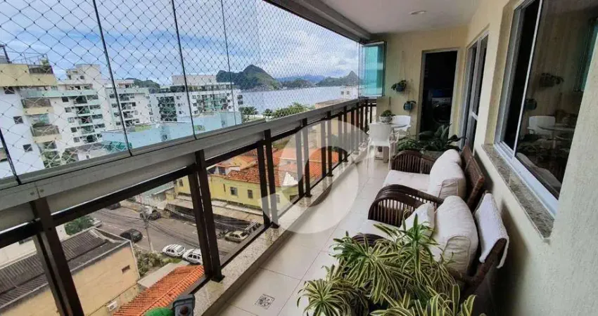 Apartamento com 4 dormitórios à venda, 156 m² por R$ 1.800.000,00 - Charitas - Niterói/RJ