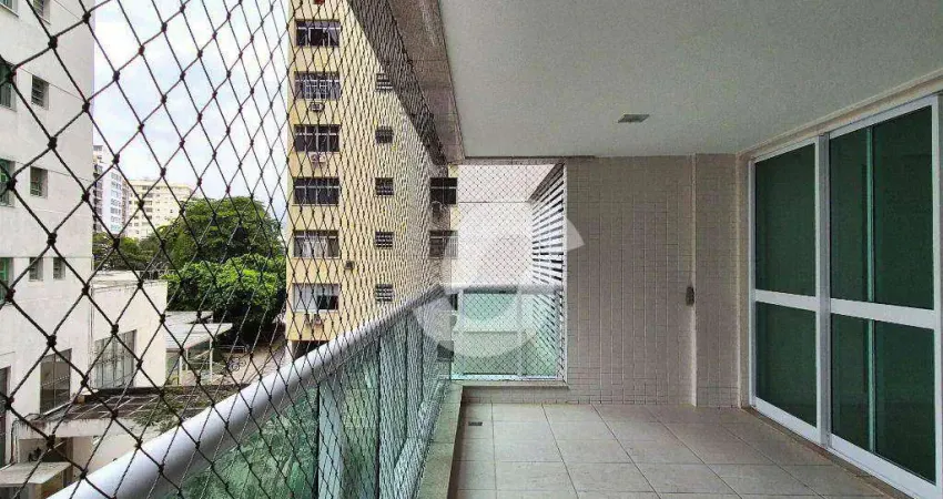 Praia de icaraí - 4 quartos - r$2.345.000 - 4 quartos (3 suítes) 2 vagas - prédio luxuoso - pé na areia, lazer completo. entrar e morar!