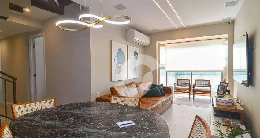 Cobertura com 4 dormitórios à venda, 194 m² por R$ 3.490.000,00 - Icaraí - Niterói/RJ