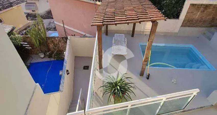 Casa com 3 dormitórios à venda, 180 m² por r$ 700.000,00 - maria paula - niterói/rj