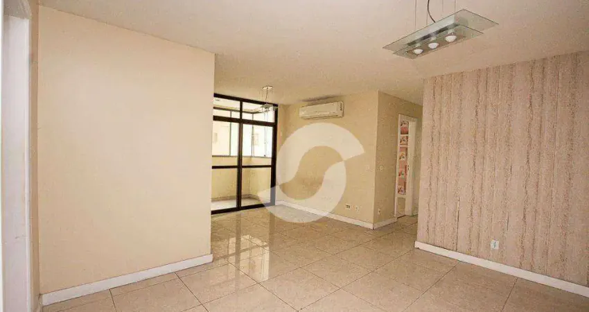 Apartamento com 3 dormitórios à venda, 106 m² e 2 vagas por r$ 660.000 - icaraí - niterói/rj