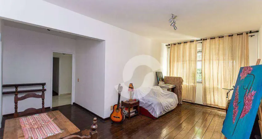 Apartamento amplo com 3 quartos próximo ao campo de são bento  icaraí