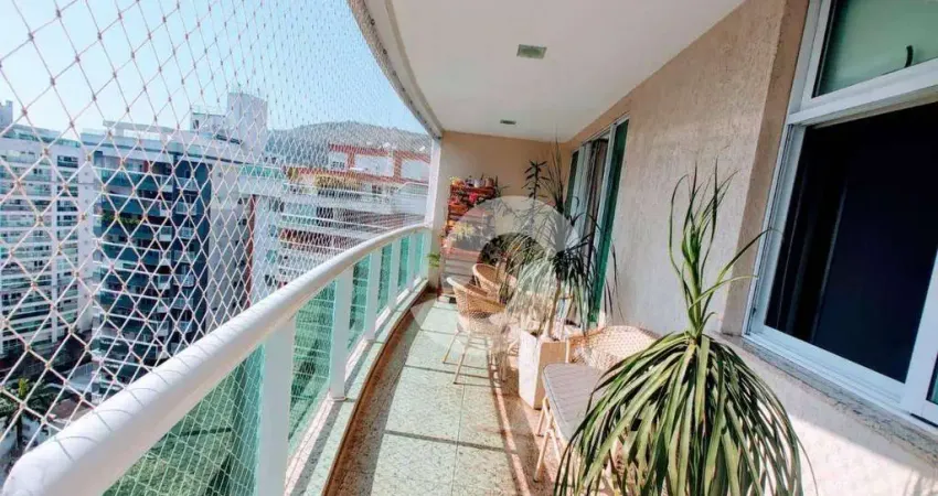 Cobertura com 4 dormitórios à venda, 267 m² por r$ 2.600.000,00 - icaraí - niterói/rj