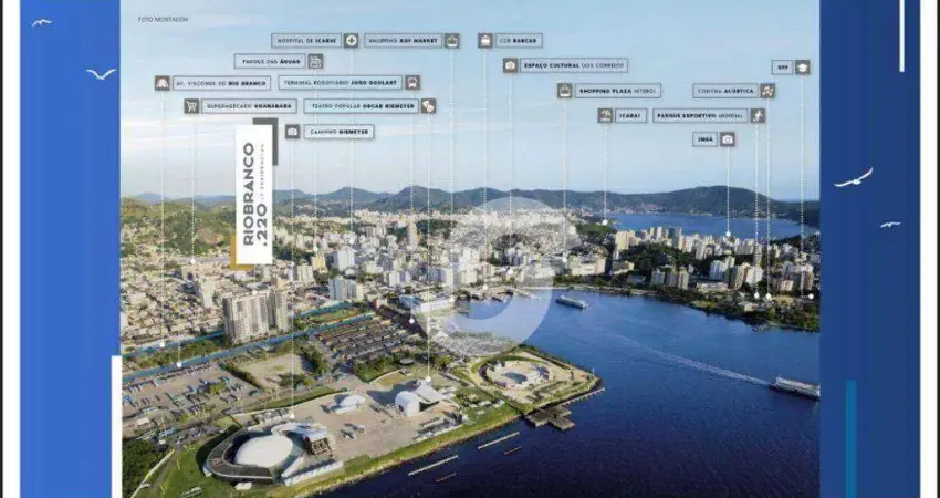 Apartamento com 1 dormitório à venda, 31 m² por R$ 350.000,00 - Centro - Niterói/RJ