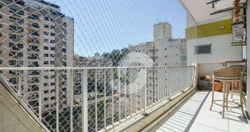 Apartamento com 2 quartos à venda, 108 m² por r$ 740.000 - ingá - niterói/rj