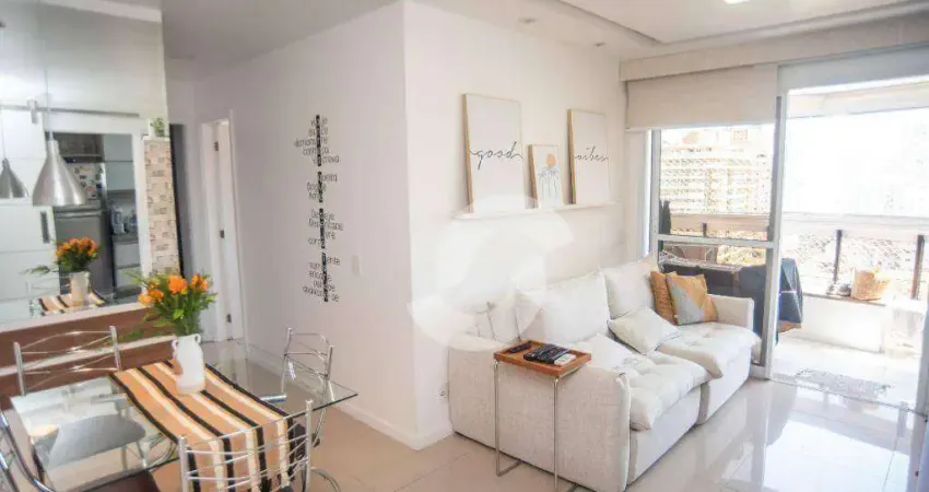 Apartamento com 2 dormitórios à venda, 70 m² por r$ 760.000,00 - jardim icaraí - niterói/rj
