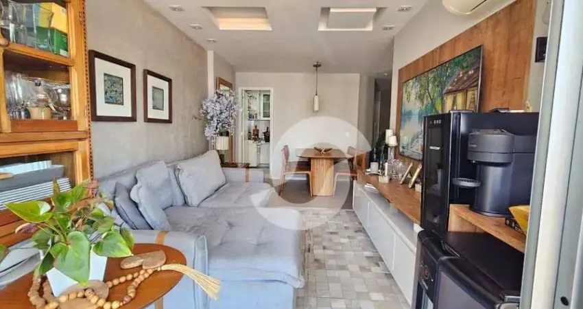 Ótimo apartamento com 2 dormitórios à venda, 82 m² por r$ 730.000 - ingá - niterói/rj