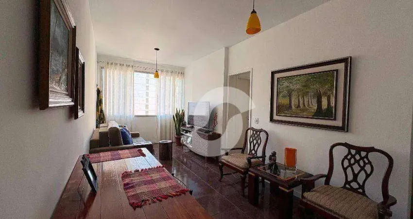 Apartamento com 1 dormitórios à venda, 60 m² por r$ 580.000 - icaraí - niterói/rj