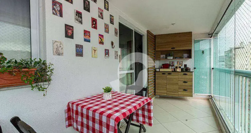 Apartamento com 2 dormitórios à venda, 72 m² por r$ 499.000,00 - santa rosa - niterói/rj