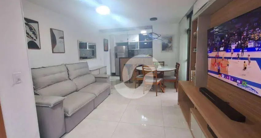 Apartamento com 2 dormitórios à venda, 72 m² por r$ 565.000,00 - santa rosa - niterói/rj