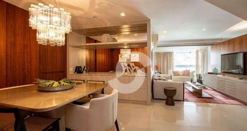 Cobertura com 4 dormitórios à venda, 343 m² por r$ 4.500.000,00 - icaraí - niterói/rj