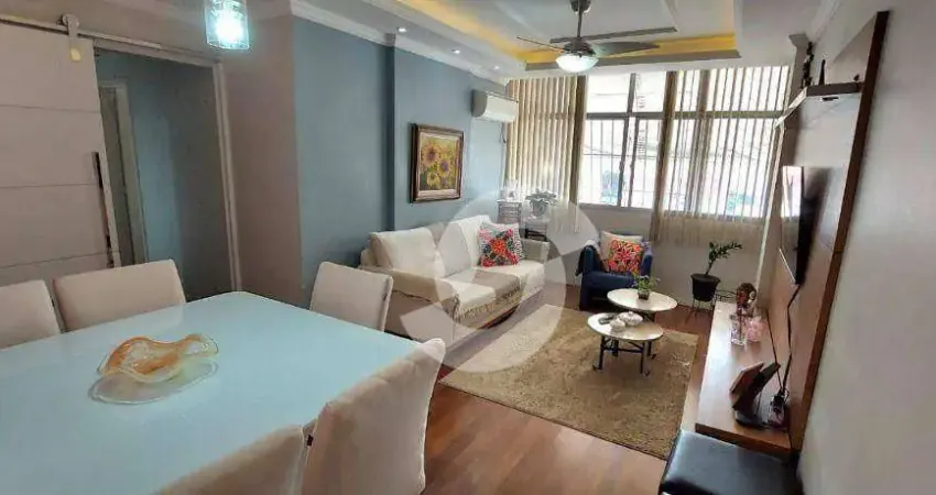 Apartamento com 3 dormitórios e quarto de home office à venda, 130 m² por r$ 700 - icaraí - niterói/rj