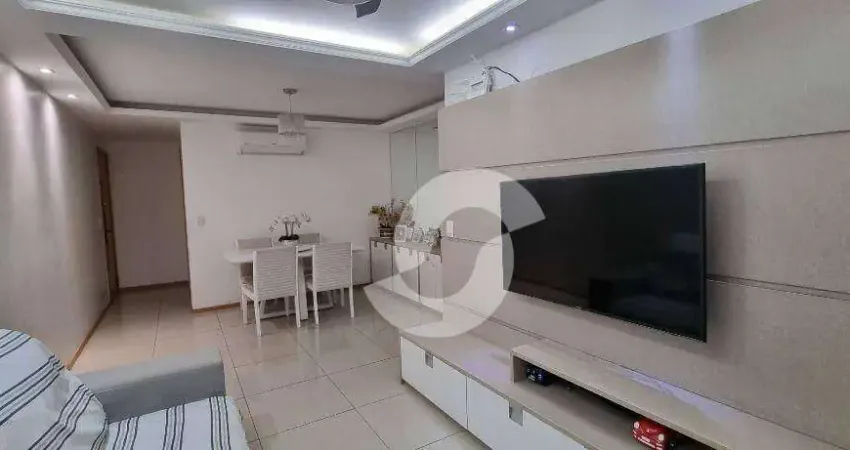 Icaraí, 3 qtos (1 suíte) + varanda e cond com total infraestrutura de lazer. localização curinga - r$1.070.000