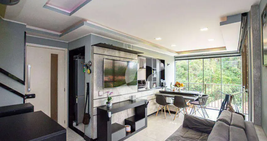 Cobertura com 2 dormitórios à venda, 128 m² por r$ 1.050.000,00 - gragoatá - niterói/rj