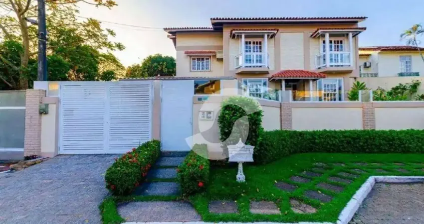 Casa com 5 dormitórios à venda, 510 m² por r$ 5.000.000,00 - camboinhas - niterói/rj