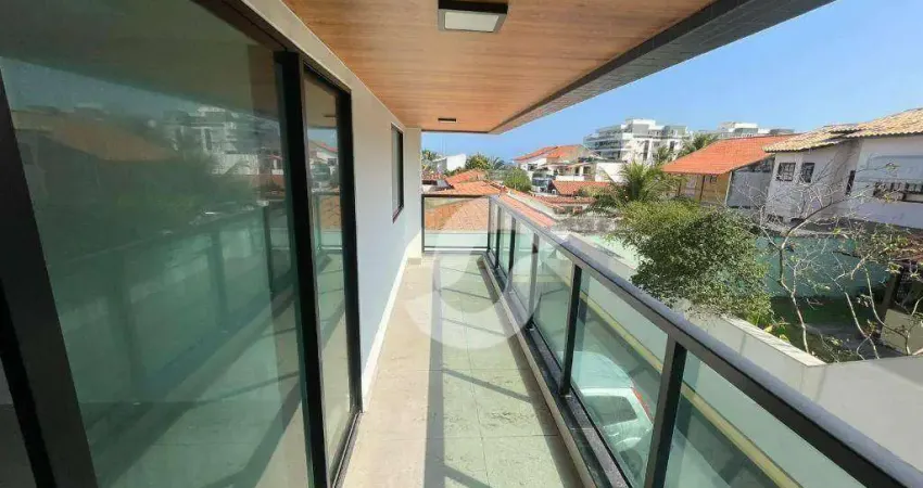 Apartamento com 2 dormitórios à venda, 76 m² por r$ 718.000,00 - piratininga - niterói/rj