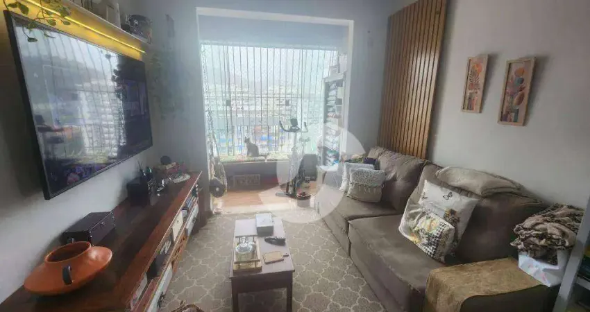 Apartamento com 2 dormitórios à venda, 80 m² por r$ 495.000,00 - santa rosa - niterói/rj