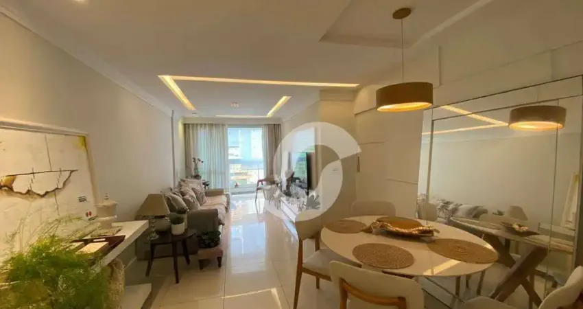 Apartamento com 2 dormitórios à venda, 93 m² por r$ 820.000,00 - icaraí - niterói/rj