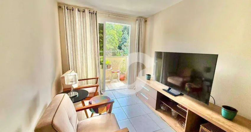 Apartamento com 2 dormitórios à venda, 61 m² - badu - niterói/rj