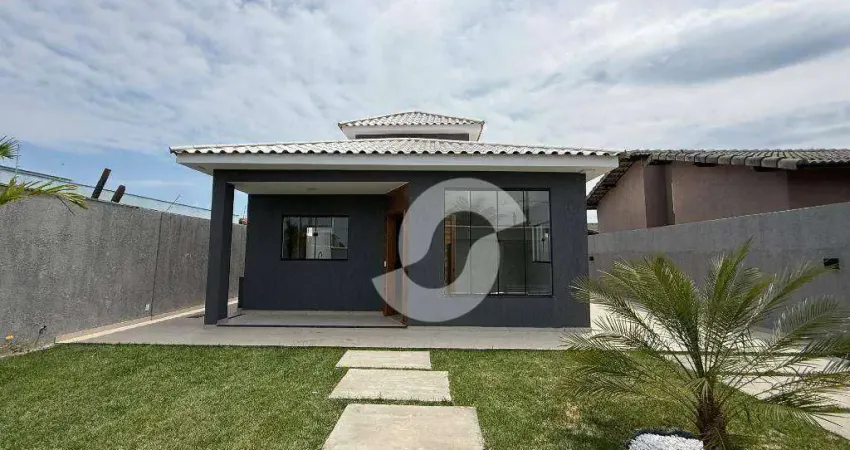 Casa com 3 dormitórios à venda, 96 m² por r$ 600.000,00 - jardim atlântico central - maricá/rj