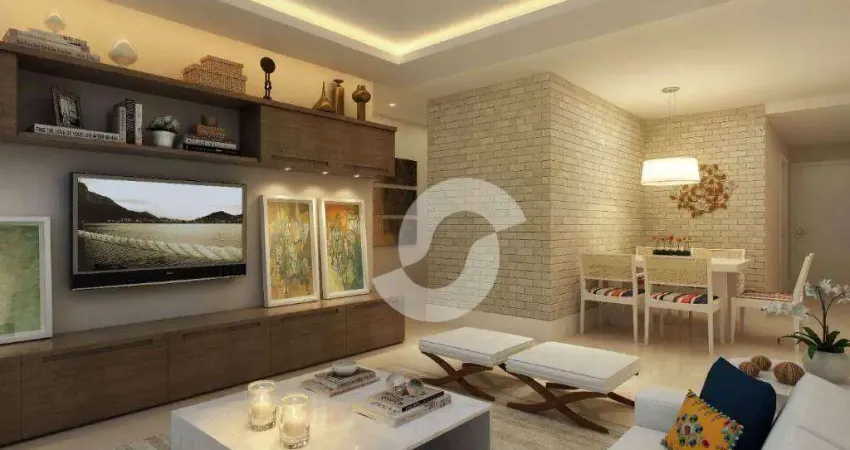 Apartamento com 3 dormitórios à venda, 87 m² por r$ 800.000,00 - icaraí - niterói/rj