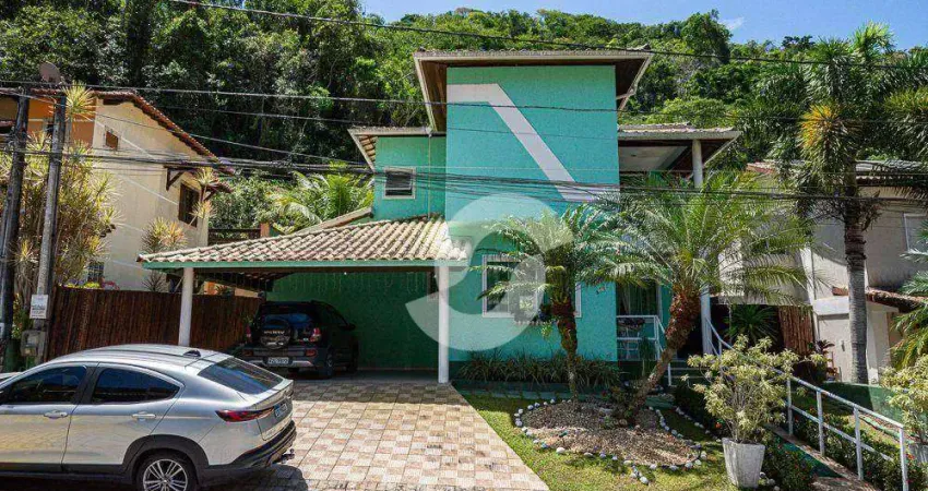 Casa com 3 dormitórios piscina à venda, 185 m² por r$ 1.260.000 - serra grande - niterói/rj