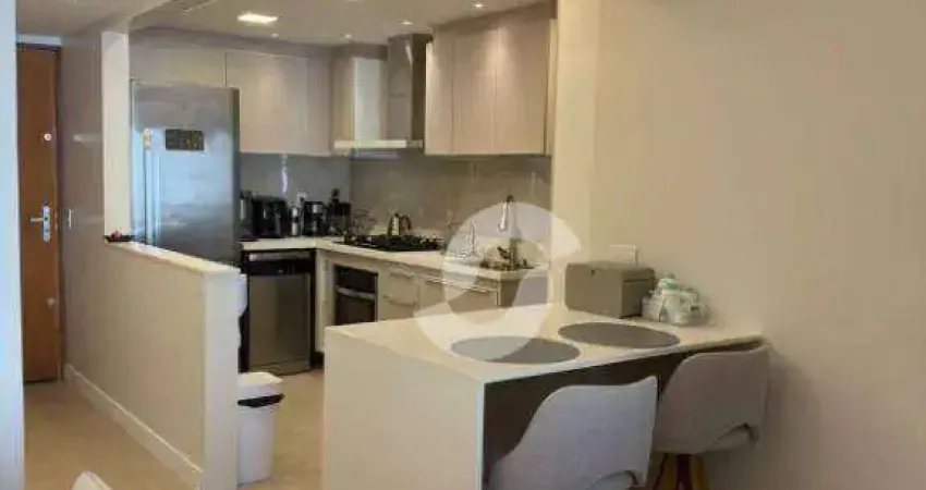 Apartamento com 2 dormitórios à venda, 80 m² por r$ 650.000,00 - santa rosa - niterói/rj