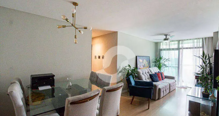 Apartamento com 2 dormitórios à venda, 72 m² por r$ 530.000,00 - santa rosa - niterói/rj